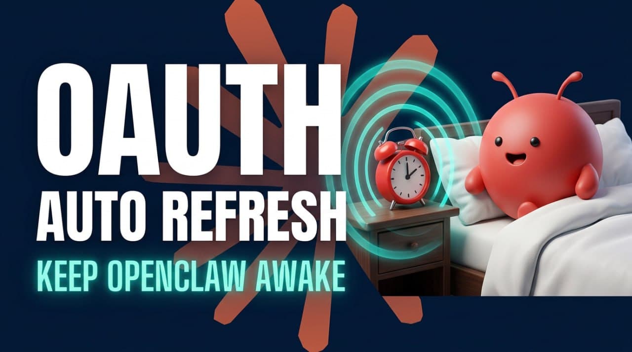 Auto OAuth Token Refresh — OpenClaw Clawdbot keeping your bot fleet alive with automated token rotation